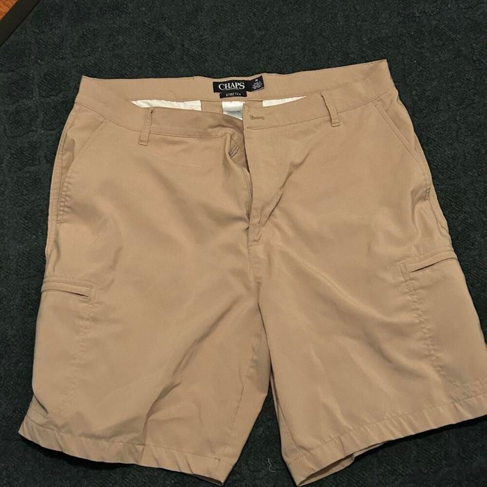 Chaps tan cargo shorts size 36 #cargo #menswear